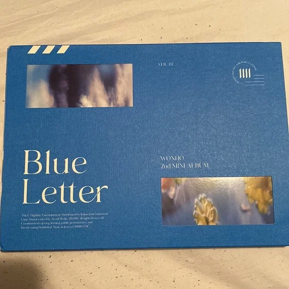 K-pop Wonho “Blue Letter” albums CDs